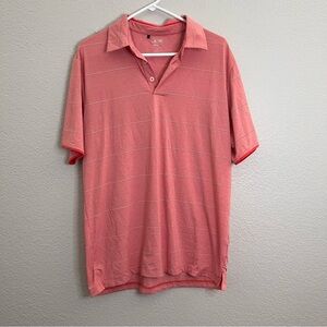 Adidas Golf Climate Men's Salmon polo Shirt size Medium